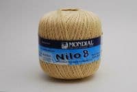 Mondial NILO Egyptian Cotton Prints Crochet Thread/Yarn Size 8 - 466 Oatmeal